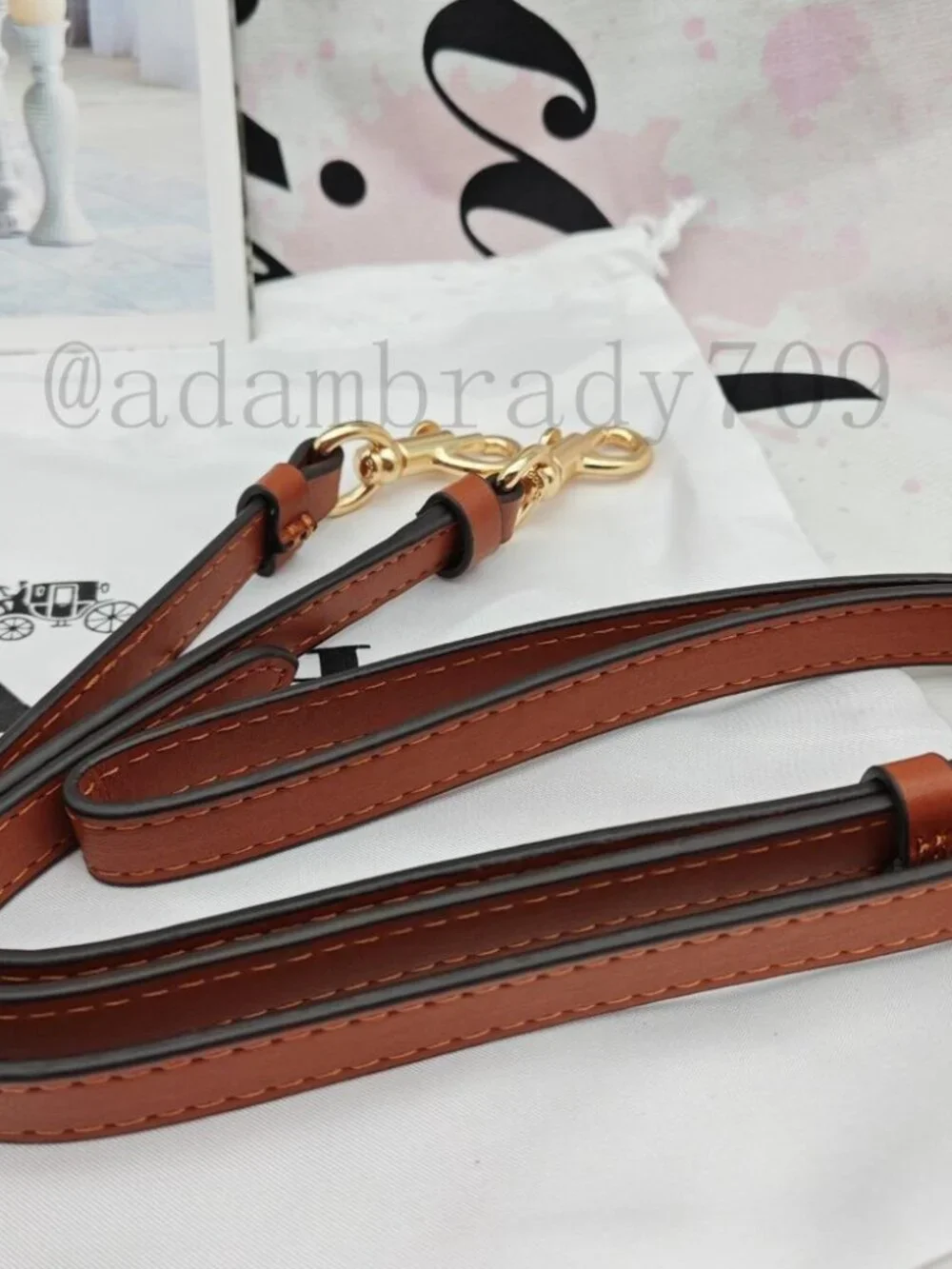 🥁🥁🥁Coach Teri shoulder bag brown - Picture 3 of 9